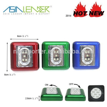 5LED Square forma de luz LED Push